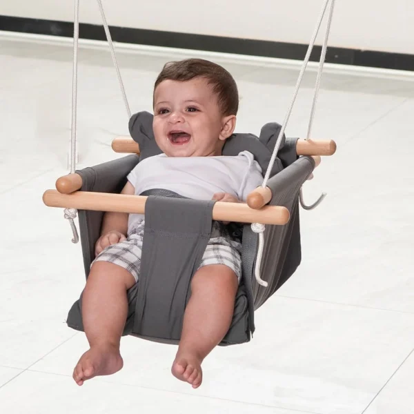 Baby Swing Outdoor Indoor, Secure Canvas Hanging Swing Seat - Image 4