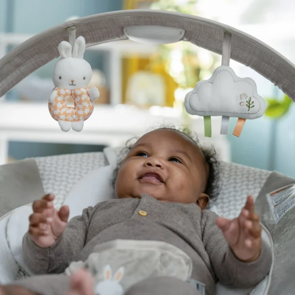Twinkle Tails Vibrating Infant Baby Bouncer - Image 3