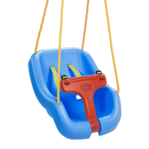 2-in-1 Snug and Secure Swing, High Back Swing, Blue