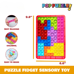 27pc Pop Its STEM Puzzle Sensory Fidget Toys