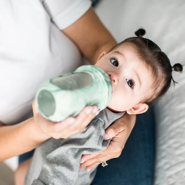 NURSH Reusable Silicone Pouch Baby Bottle – Stage 2 Medium Flow - Image 4